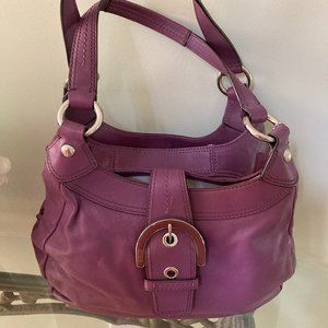 Coach Purple Shoulder Bag